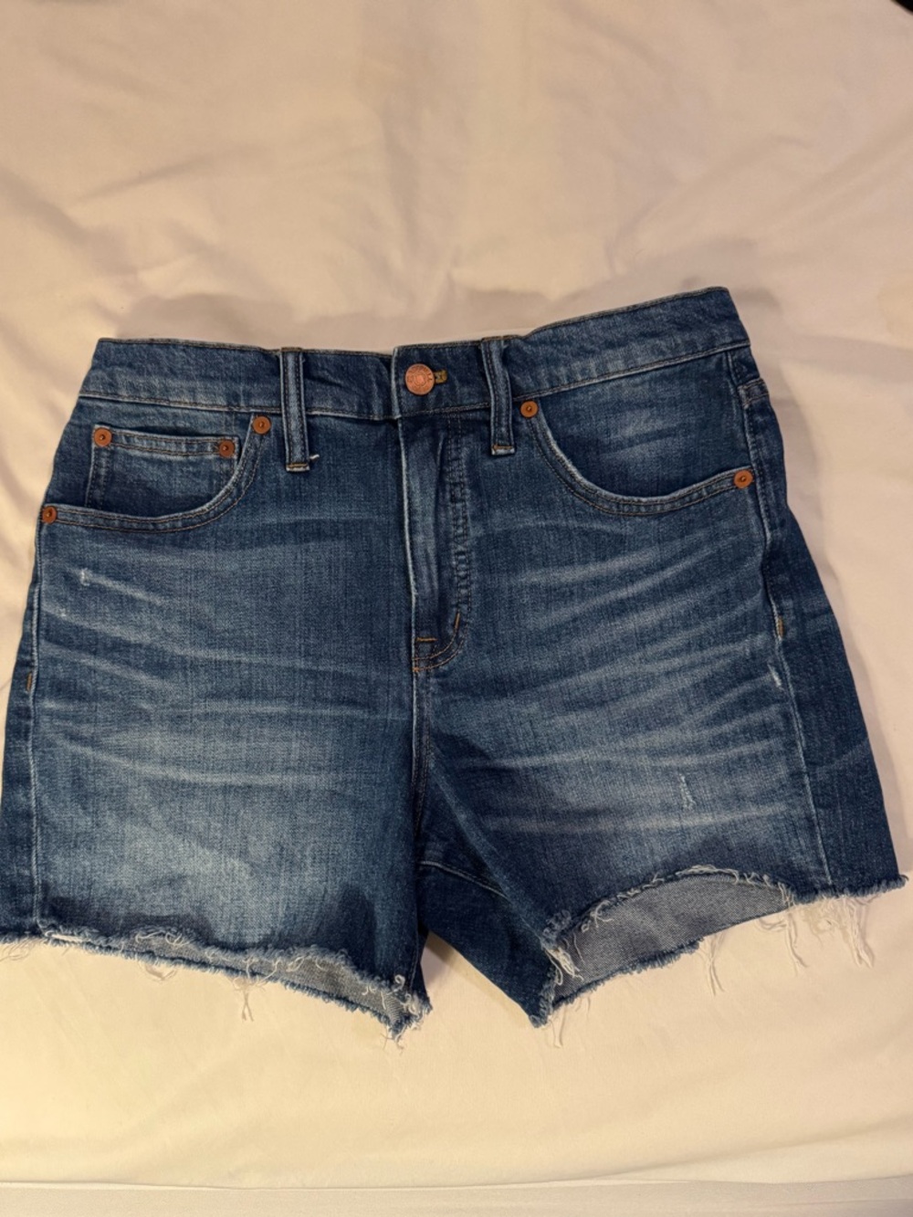 Madewell Dark Blue Denim Cutoff Shorts 27